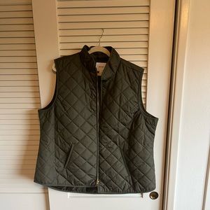 Old Navy Green Quilted Vest Size XXL